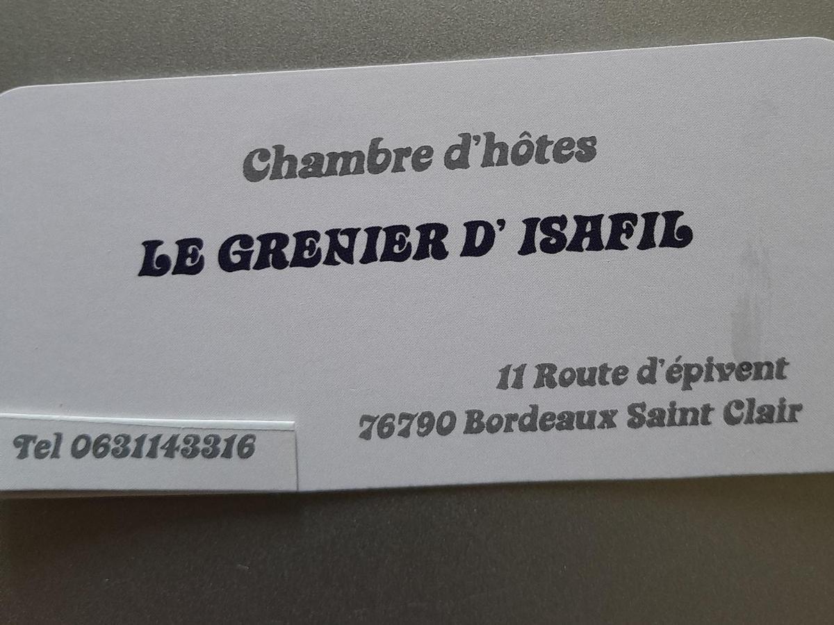Le Grenier D'Isafil Bed & Breakfast Bordeaux-Saint-Clair Dış mekan fotoğraf